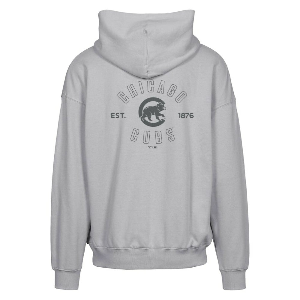 Chicago Cubs Levelwear Uphill Abyssal Full-Zip Hoodie - Gray