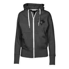 Toronto Blue Jays Levelwear Women's Gardinia Nightfall Full-Zip Hoodie - Black