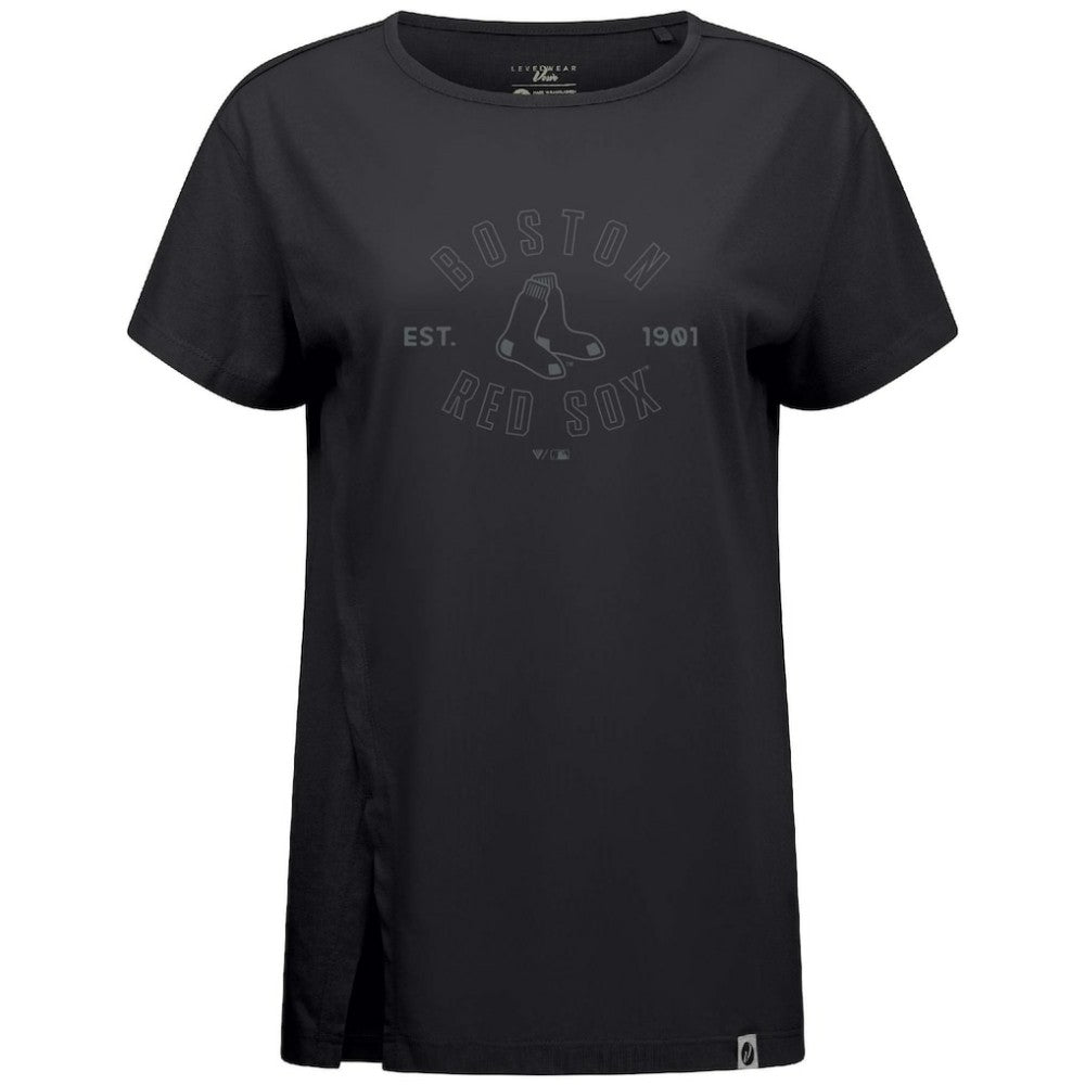 Boston Red Sox Levelwear Women's Influx Abyssal T-Shirt - Black