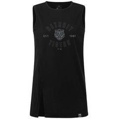 Detroit Tigers Levelwear Women's Influx Abyssal Tank Top - Black