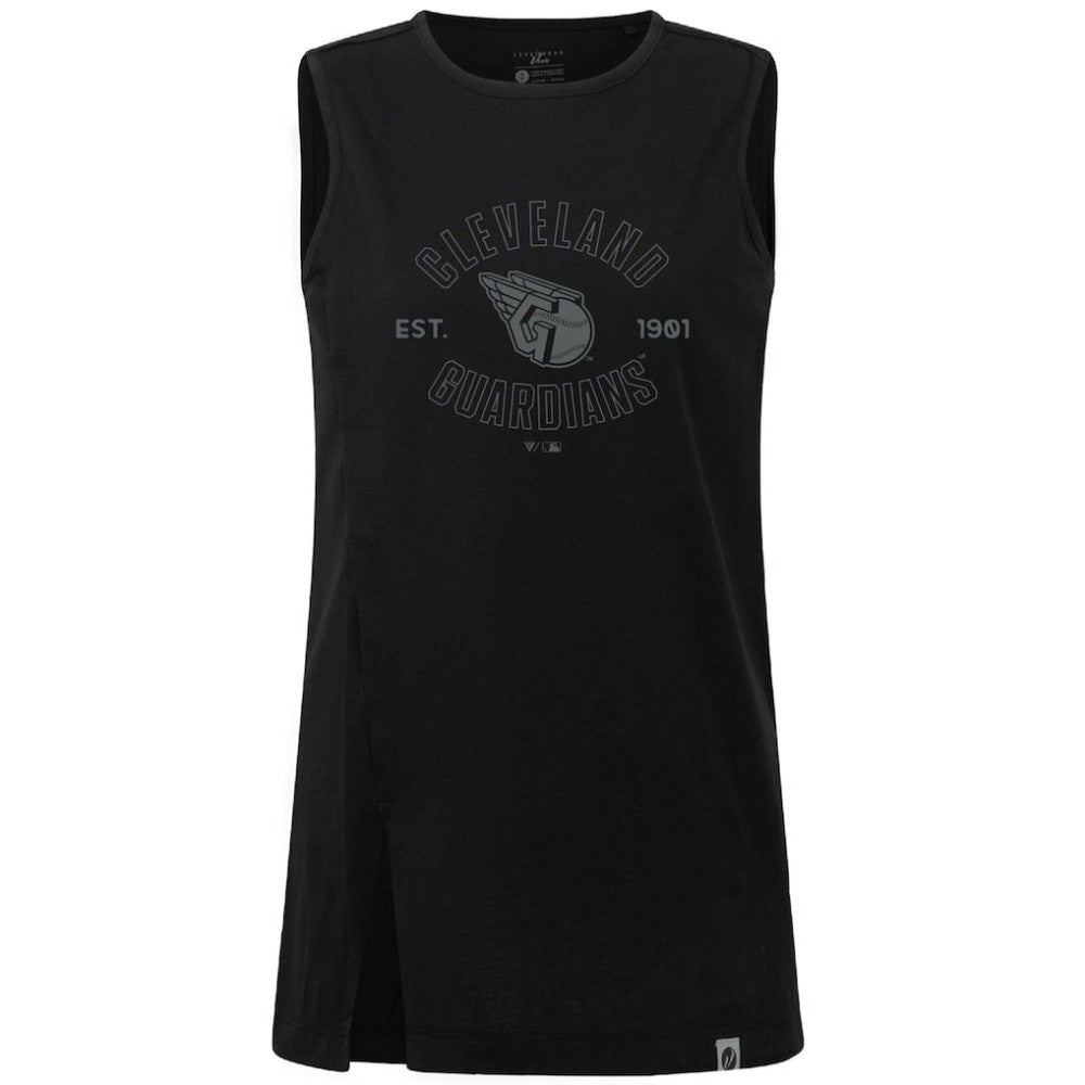 Cleveland Guardians Levelwear Women's Influx Abyssal Tank Top - Black