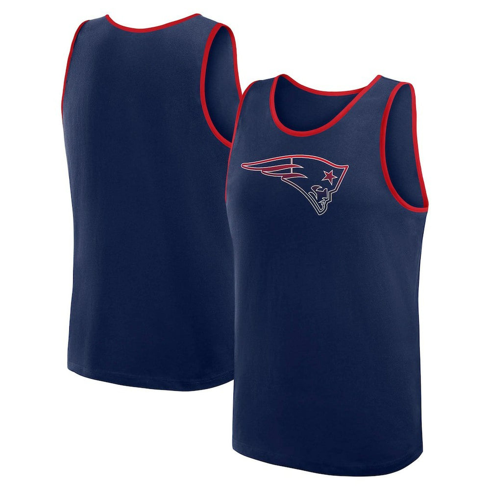 New England Patriots Logo Athletic Unmatched Success Tank Top - Navy outlet