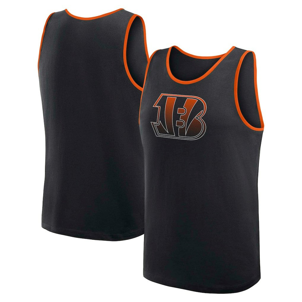 Cincinnati Bengals Logo Athletic Unmatched Success Tank Top - Black outlet