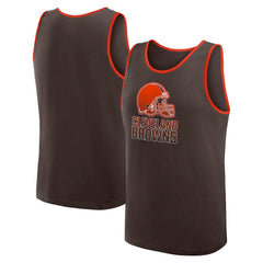 Cleveland Browns Logo Athletic Unmatched Success Tank Top - Brown outlet