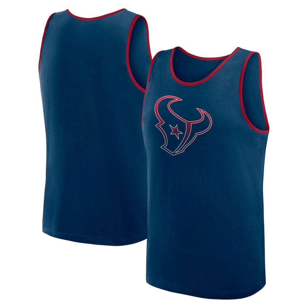 Houston Texans Logo Athletic Unmatched Success Tank Top - Navy on sale