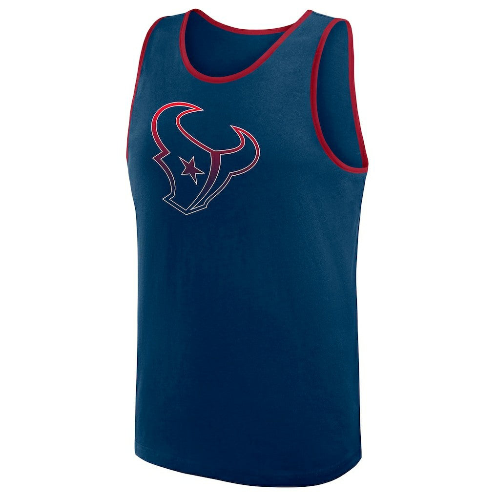 Houston Texans Logo Athletic Unmatched Success Tank Top - Navy on sale
