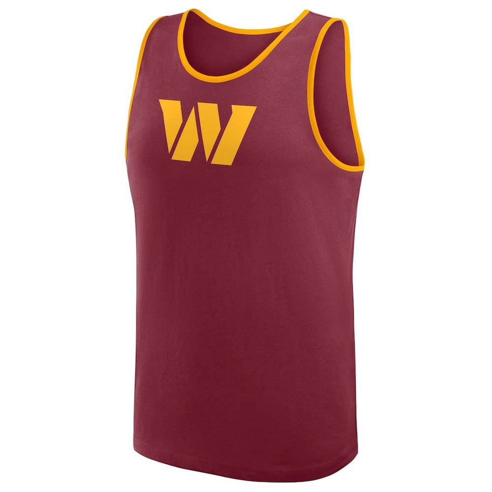 Washington Commanders Logo Athletic Unmatched Success Tank Top - Burgundy sale