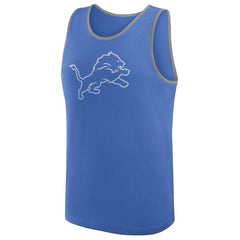 Detroit Lions Logo Athletic Unmatched Success Tank Top - Blue outlet