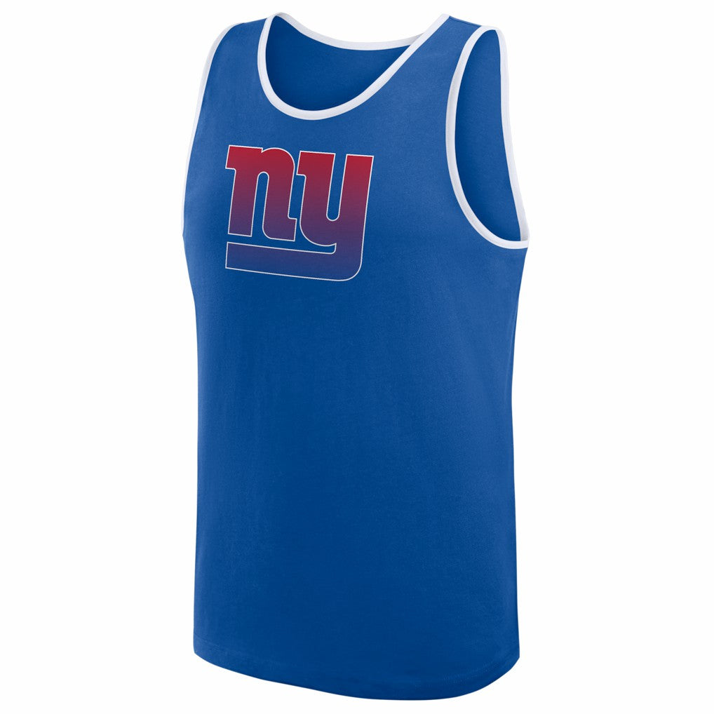 New York Giants Logo Athletic Unmatched Success Tank Top - Royal on sale