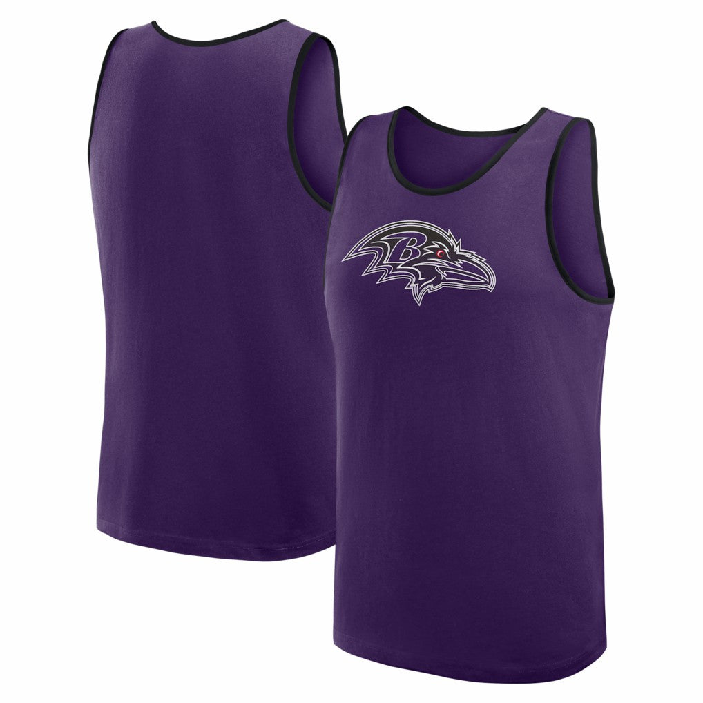 Baltimore Ravens Logo Athletic Unmatched Success Tank Top - Purple on sale