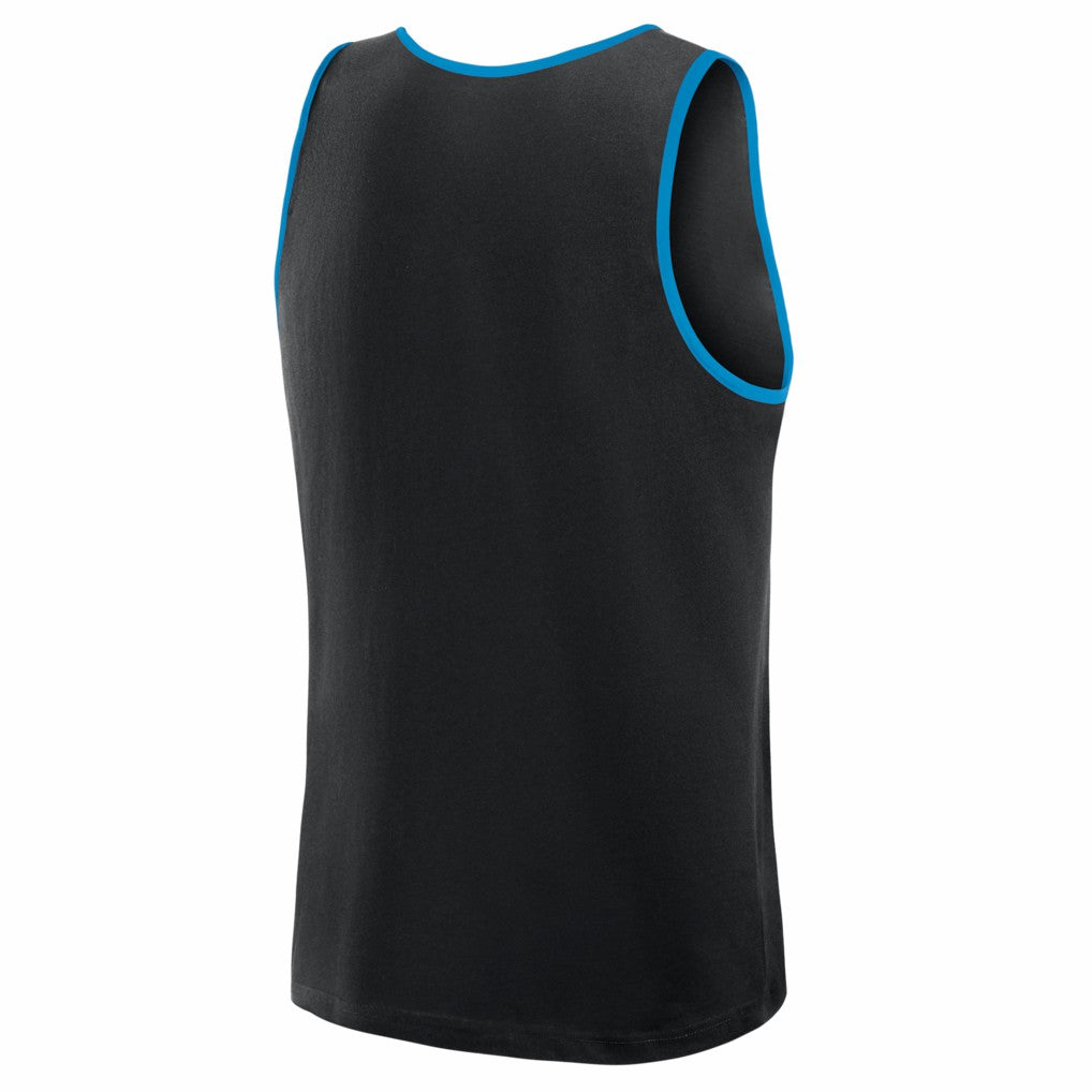 Carolina Panthers Logo Athletic Unmatched Success Tank Top - Black cheap