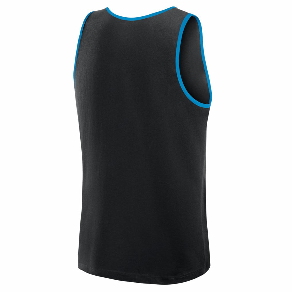 Carolina Panthers Logo Athletic Unmatched Success Tank Top - Black cheap