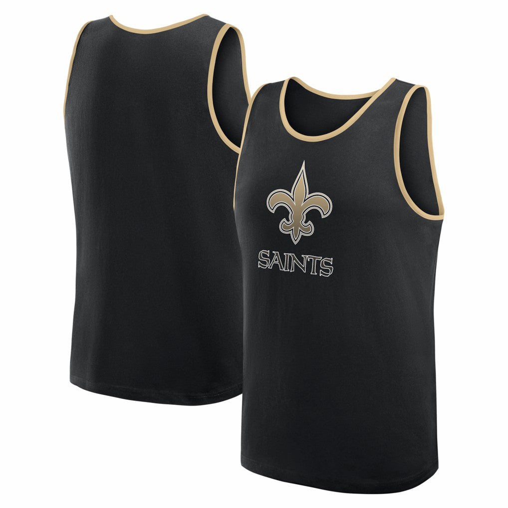 New Orleans Saints Logo Athletic Unmatched Success Tank Top - Black outlet