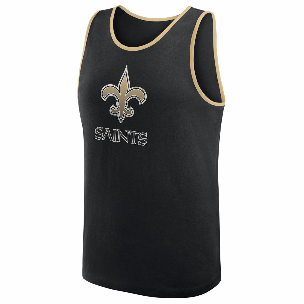 New Orleans Saints Logo Athletic Unmatched Success Tank Top - Black outlet