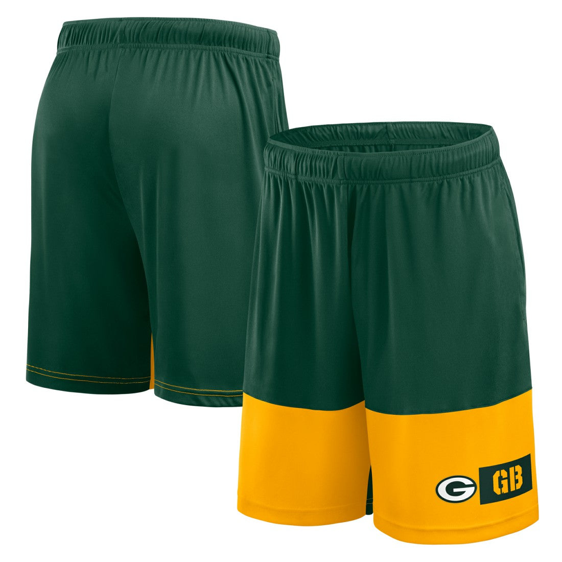 Green Bay Packers Logo Athletic Best of the Best Shorts - Green on sale