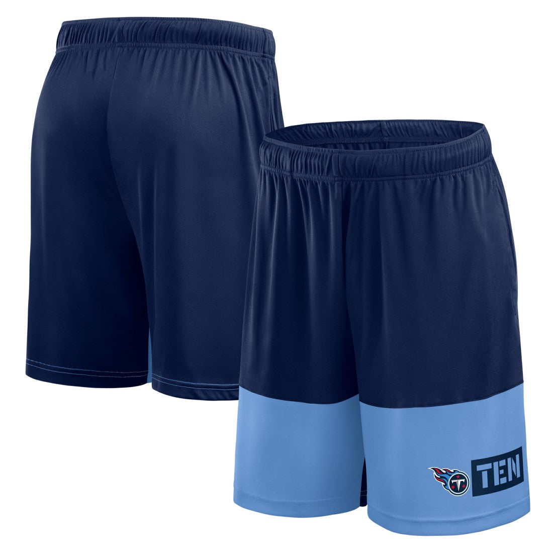 Tennessee Titans Logo Athletic Best of the Best Shorts - Navy cheap