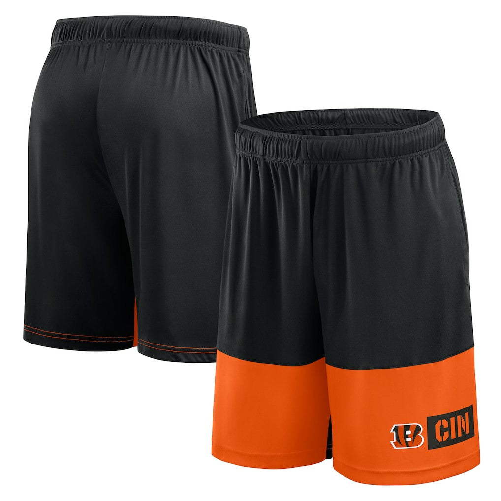 Cincinnati Bengals Logo Athletic Best of the Best Shorts - Black on sale