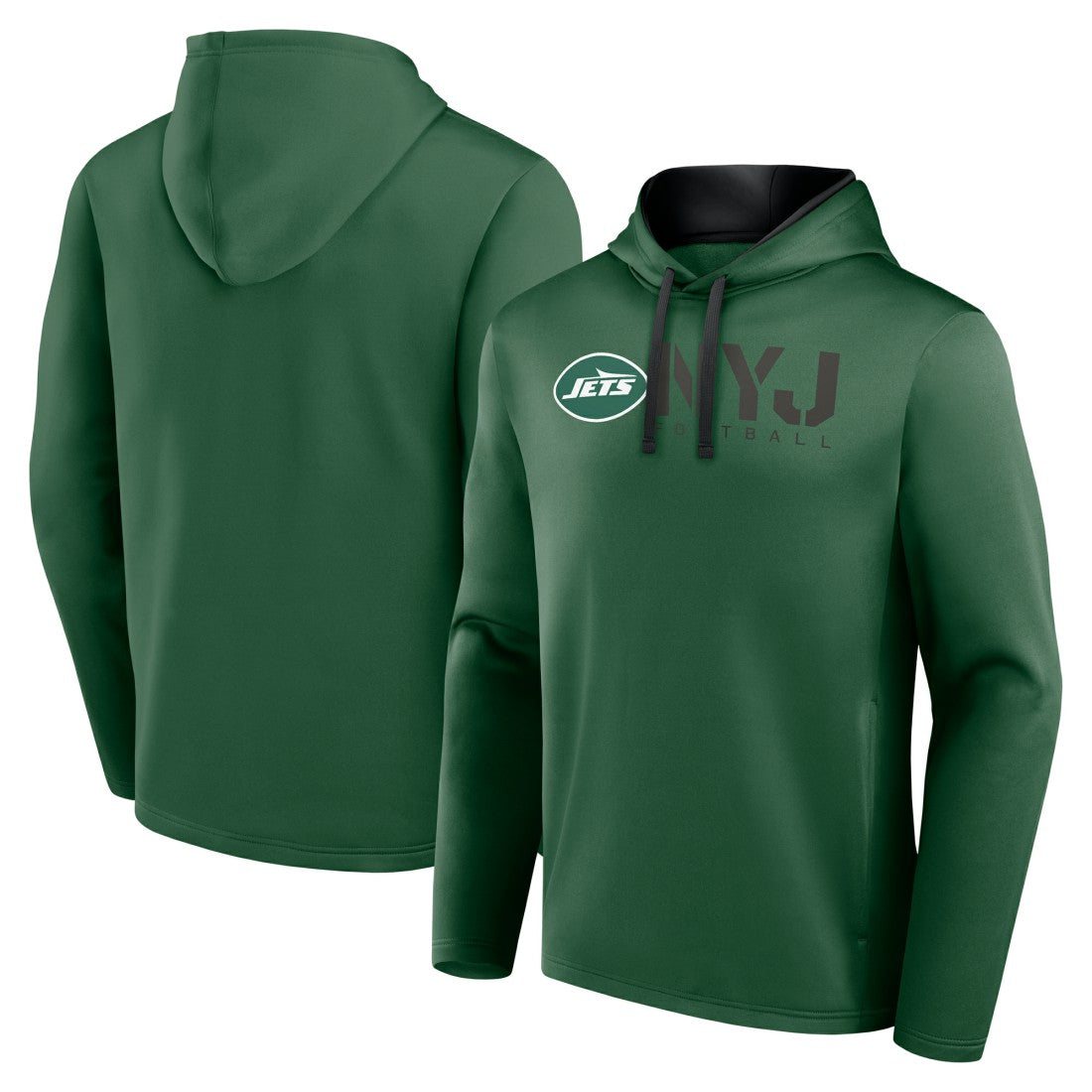 New York Jets Logo Athletic Head Start Pullover Hoodie - Green cheap