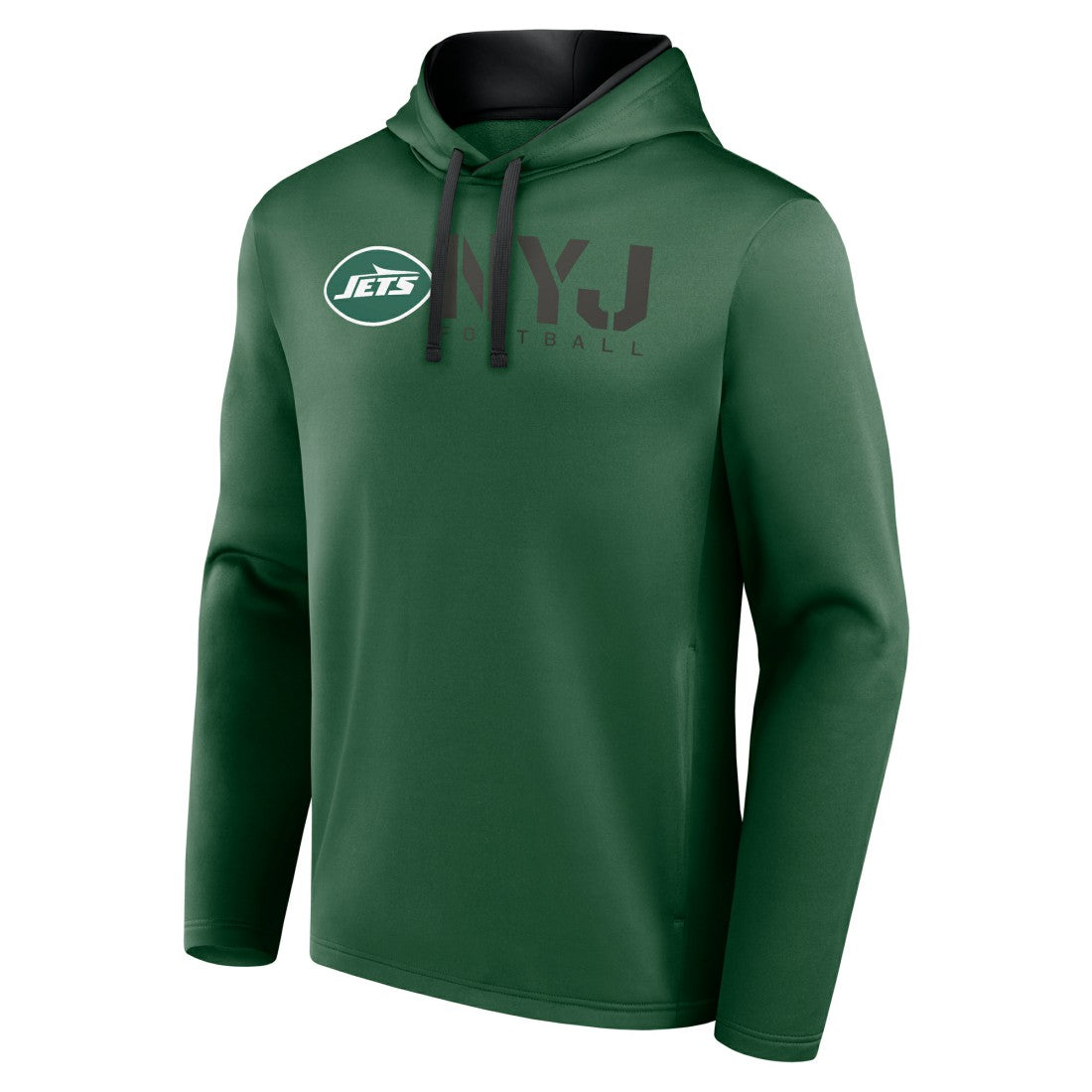 New York Jets Logo Athletic Head Start Pullover Hoodie - Green cheap