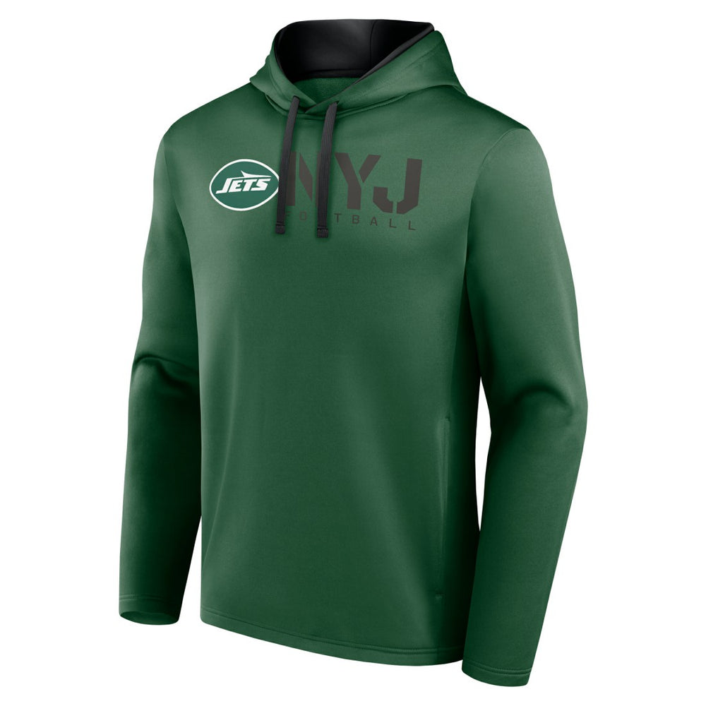 New York Jets Logo Athletic Head Start Pullover Hoodie - Green cheap