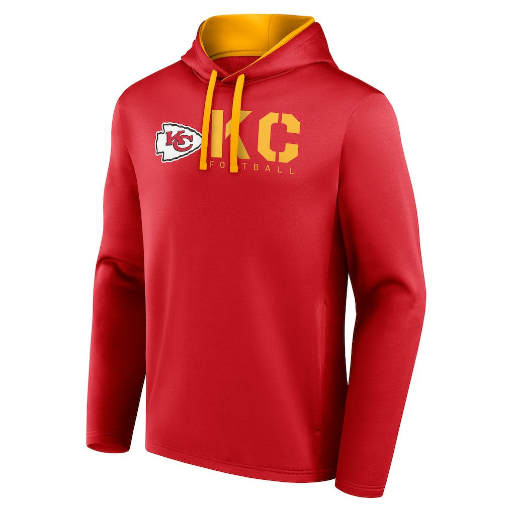 Kansas City Chiefs Logo Athletic Head Start Pullover Hoodie - Red outlet