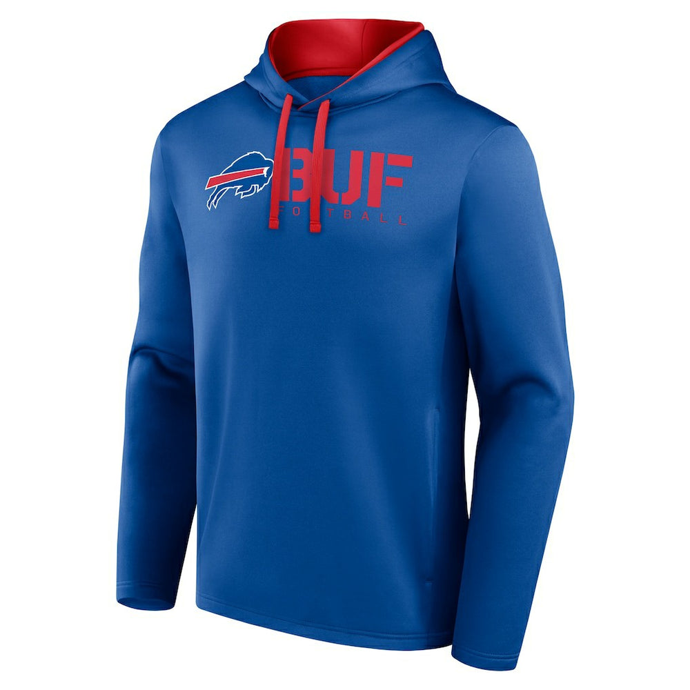 Buffalo Bills Logo Athletic Head Start Pullover Hoodie - Royal outlet