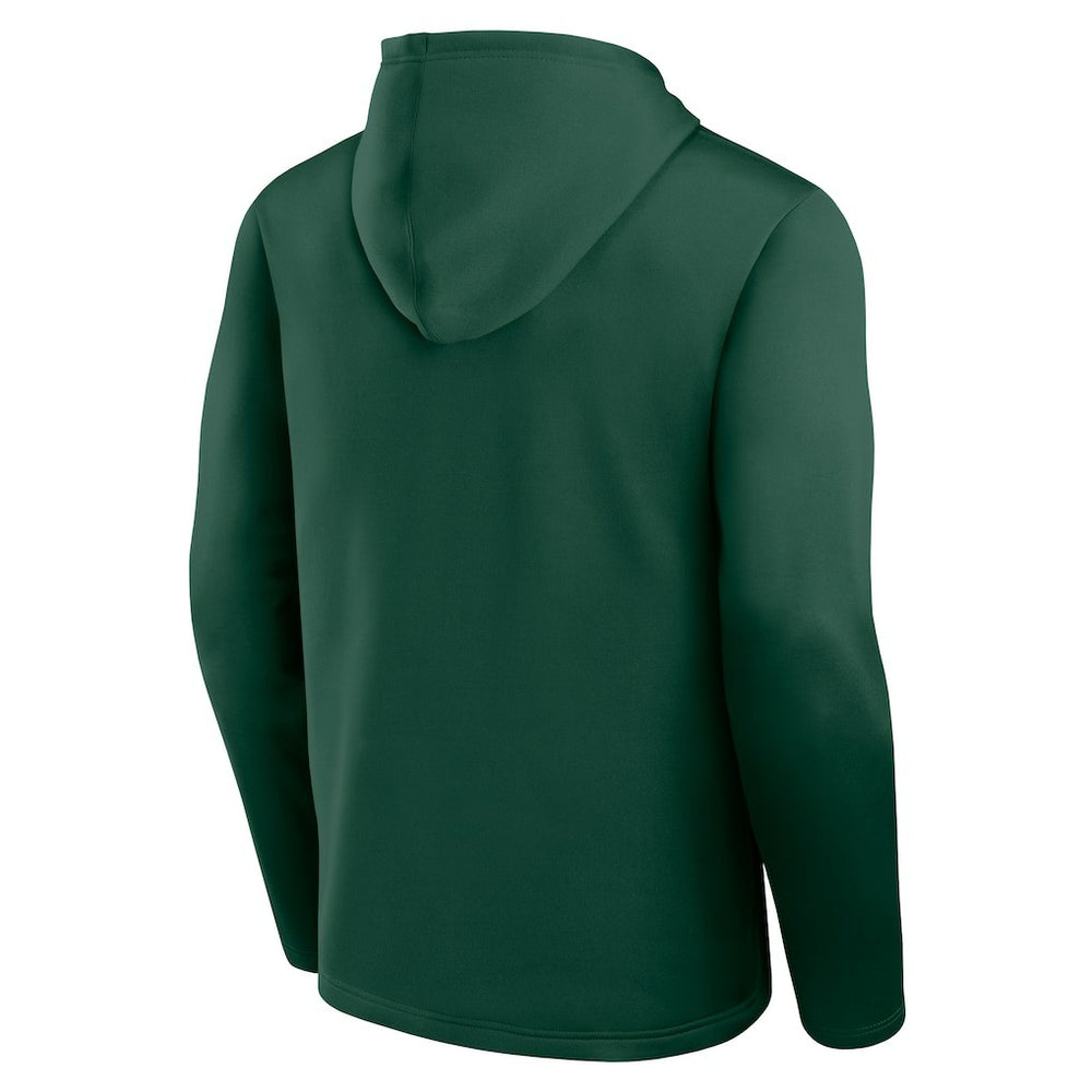 Green Bay Packers Logo Athletic Head Start Pullover Hoodie - Green for sale