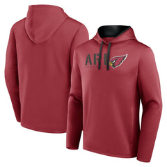 Arizona Cardinals Logo Athletic Head Start Pullover Hoodie - Cardinal on sale