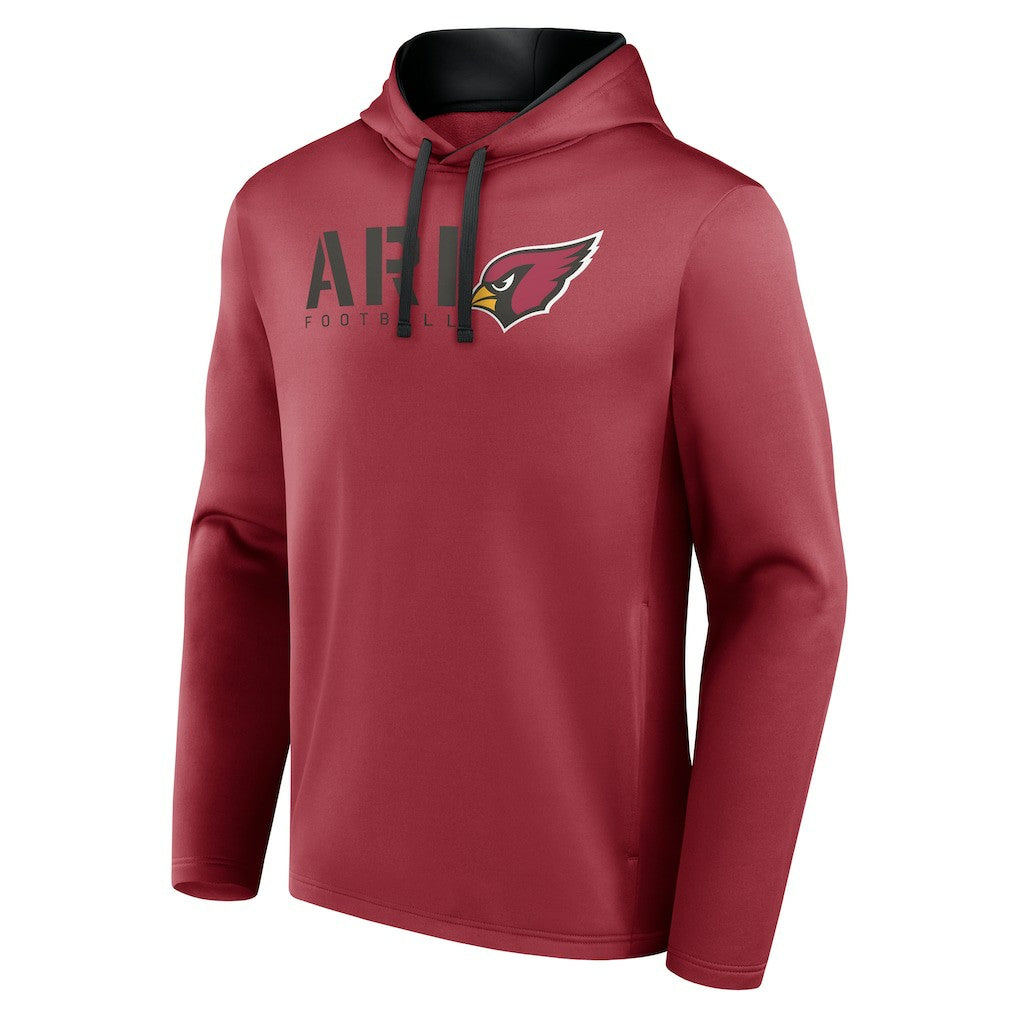 Arizona Cardinals Logo Athletic Head Start Pullover Hoodie - Cardinal on sale