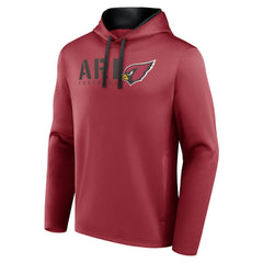 Arizona Cardinals Logo Athletic Head Start Pullover Hoodie - Cardinal on sale