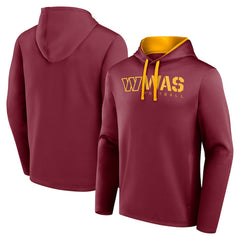 Washington Commanders Logo Athletic Head Start Pullover Hoodie - Burgundy for sale