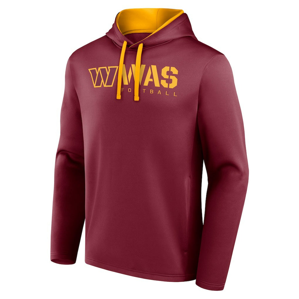 Washington Commanders Logo Athletic Head Start Pullover Hoodie - Burgundy for sale