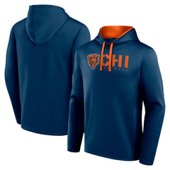 Chicago Bears Logo Athletic Head Start Pullover Hoodie - Navy discount