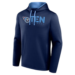 Tennessee Titans Logo Athletic Head Start Pullover Hoodie - Navy on sale