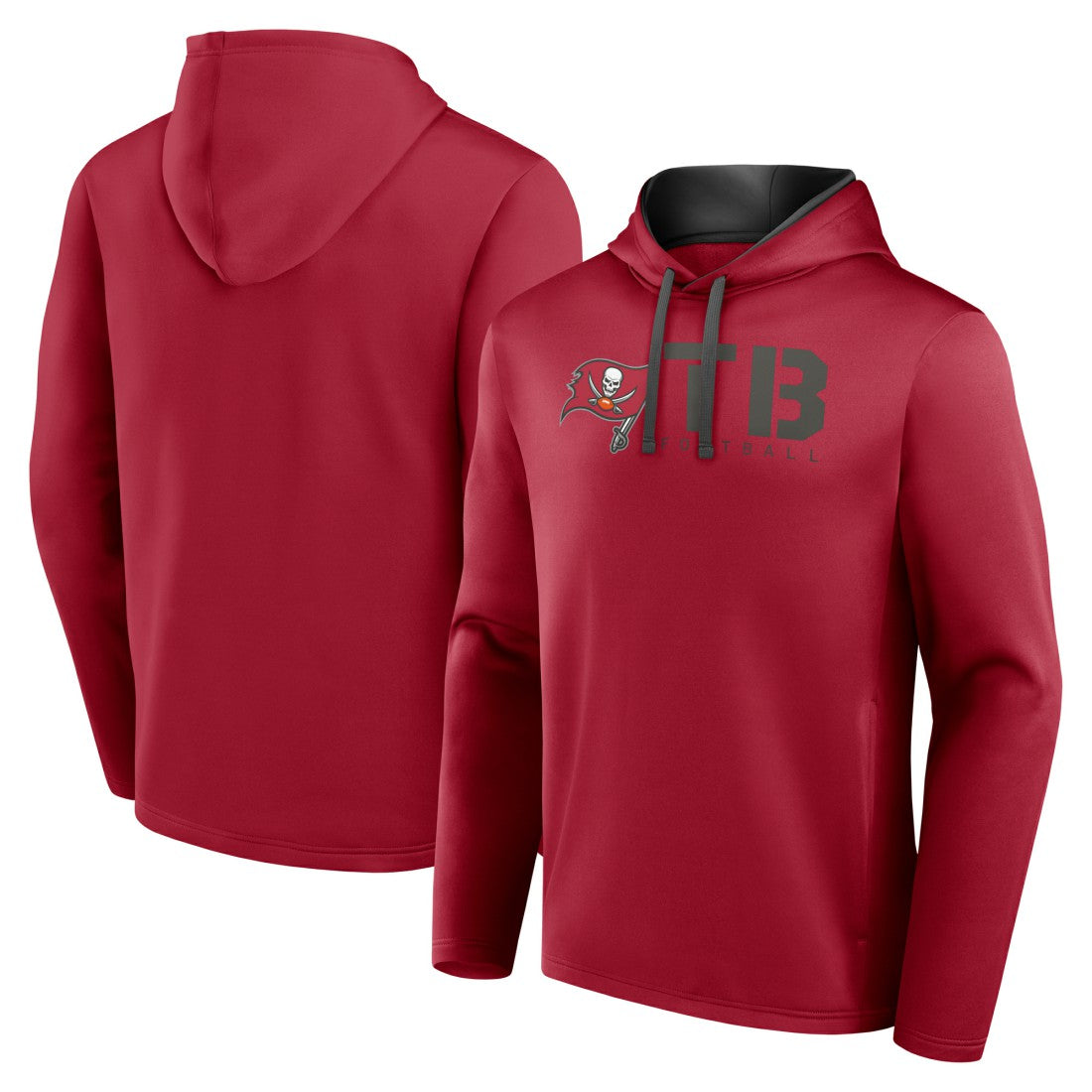 Tampa Bay Buccaneers Logo Athletic Head Start Pullover Hoodie - Red on sale