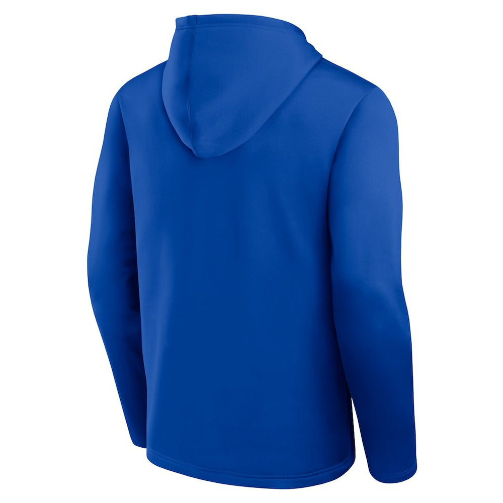 Los Angeles Rams Logo Athletic Head Start Pullover Hoodie - Royal cheap