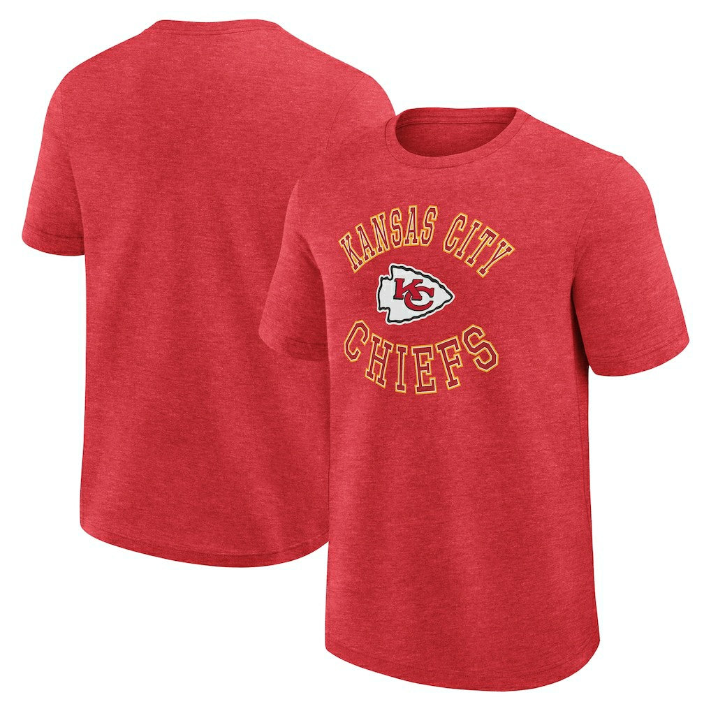 Kansas City Chiefs Logo Athletic Success T-Shirt - Heather Red outlet