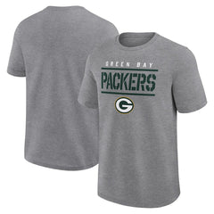 Green Bay Packers Logo Athletic Top Notch T-Shirt - Heather Gray online