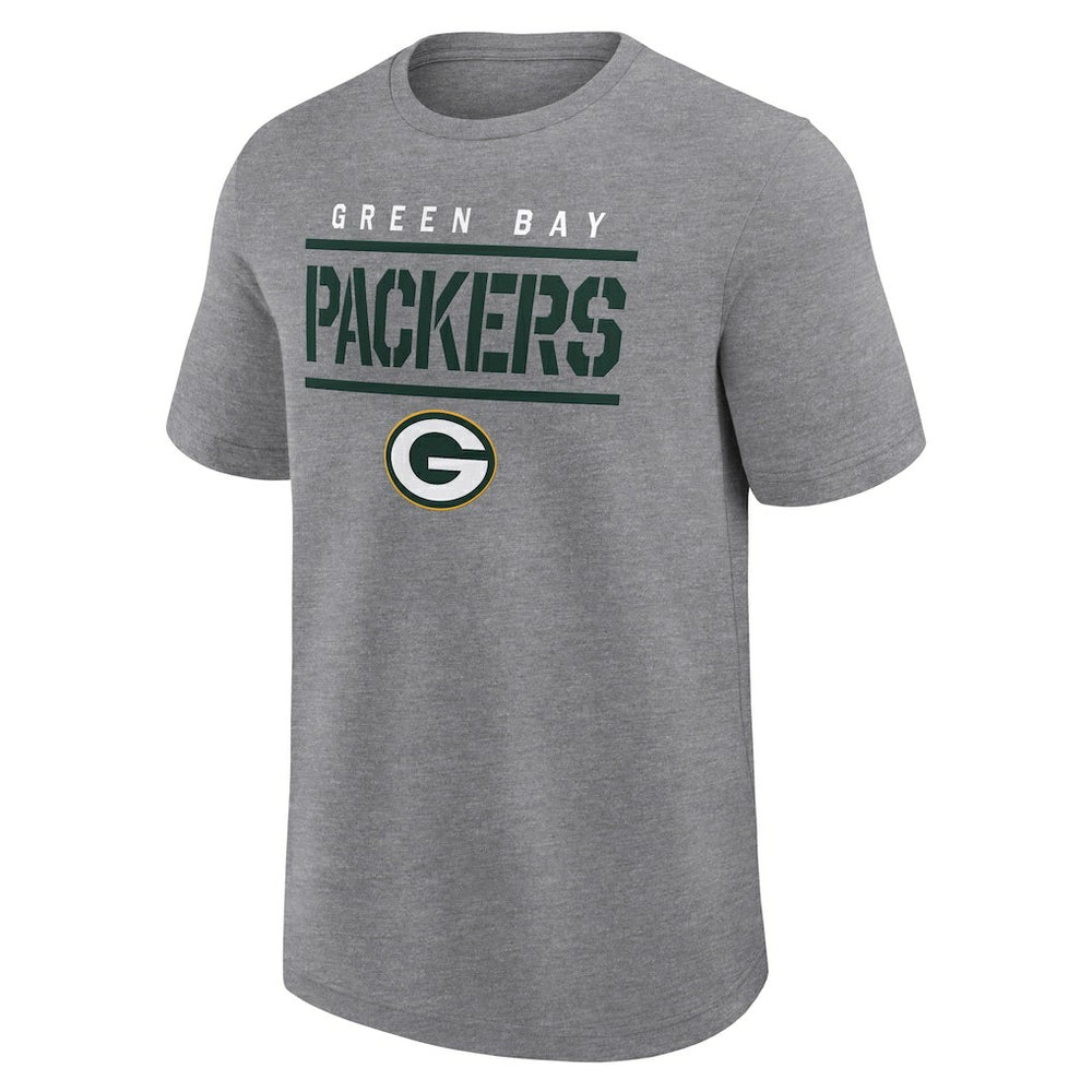 Green Bay Packers Logo Athletic Top Notch T-Shirt - Heather Gray online