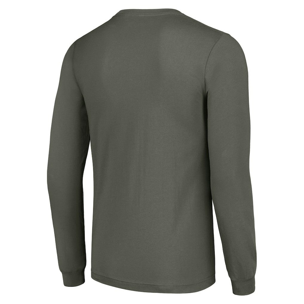 Green Bay Packers Starter Shield Logo Long Sleeve T-Shirt - Olive sale