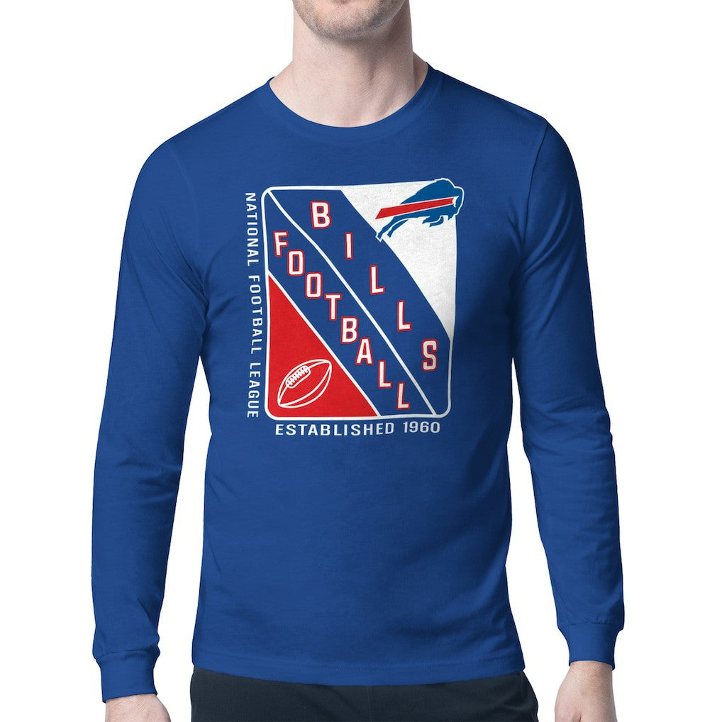 Buffalo Bills Starter Shield Logo Long Sleeve T-Shirt - Royal cheap