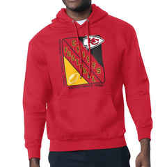 Kansas City Chiefs Starter Shield Logo Pullover Hoodie - Red on sale