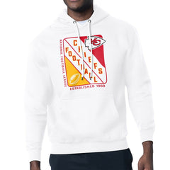 Kansas City Chiefs Starter Shield Logo Pullover Hoodie - White outlet