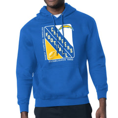 Los Angeles Chargers Starter Shield Logo Pullover Hoodie - Royal discount