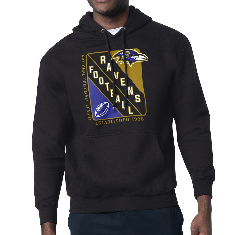 Baltimore Ravens Starter Shield Logo Pullover Hoodie - Black online