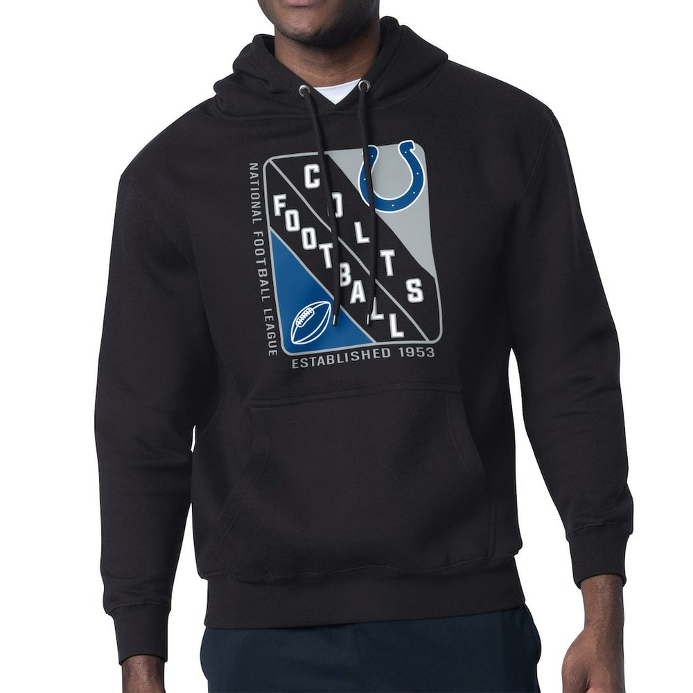 Indianapolis Colts Starter Shield Logo Pullover Hoodie - Black for sale