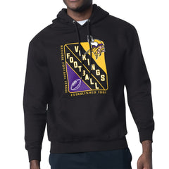 Minnesota Vikings Starter Shield Logo Pullover Hoodie - Black outlet
