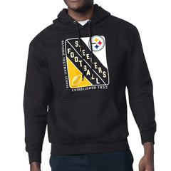 Pittsburgh Steelers Starter Shield Logo Pullover Hoodie - Black outlet