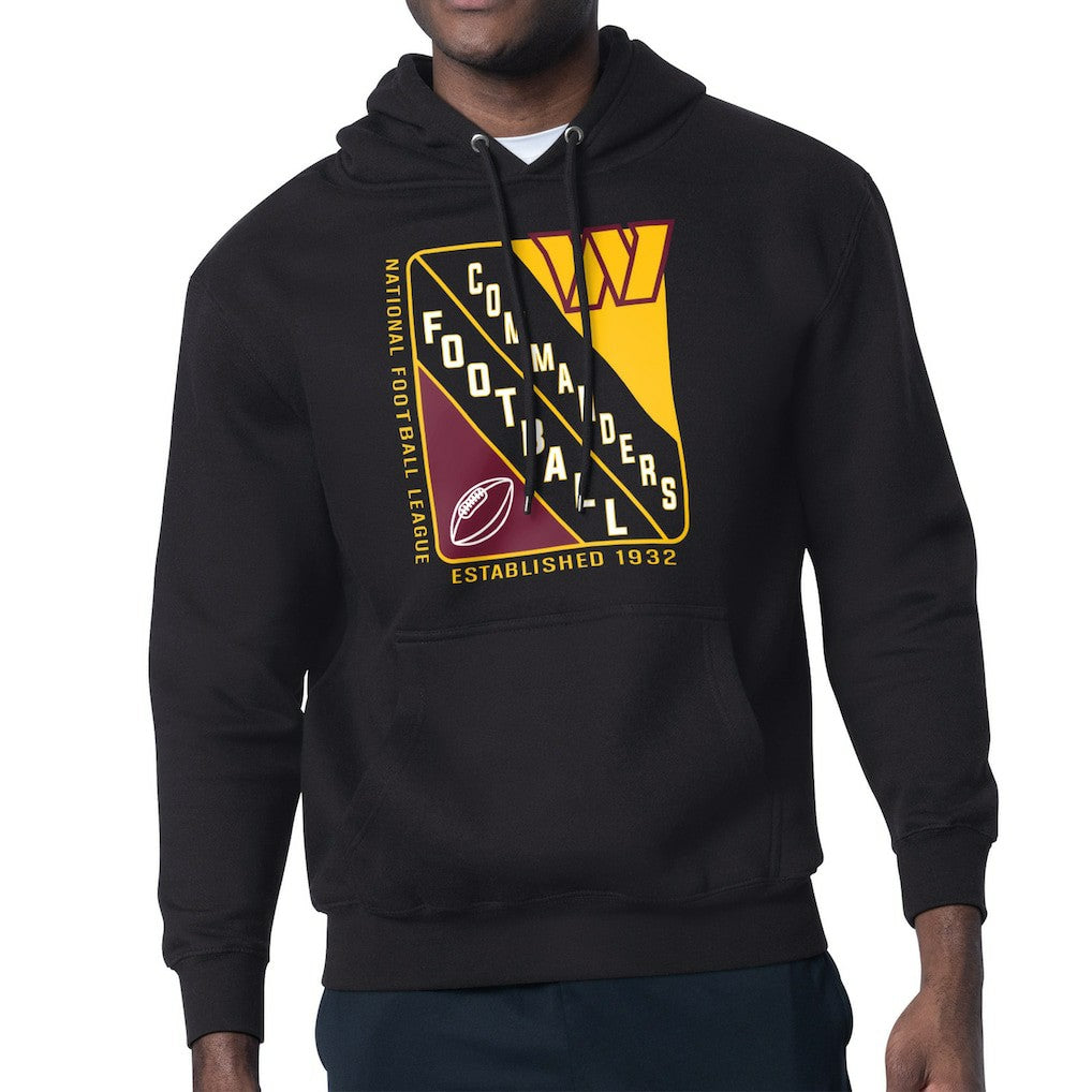 Washington Commanders Starter Shield Logo Pullover Hoodie - Black online