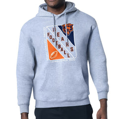 Chicago Bears Starter Shield Logo Pullover Hoodie - Heather Gray outlet